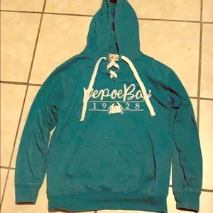 Comfortable hoodie to relax in.